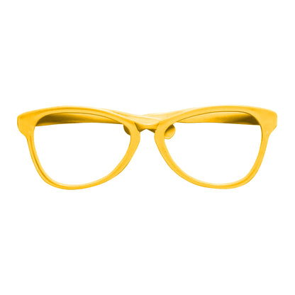 "GELBE RIESENBRILLE" – Vorderansicht