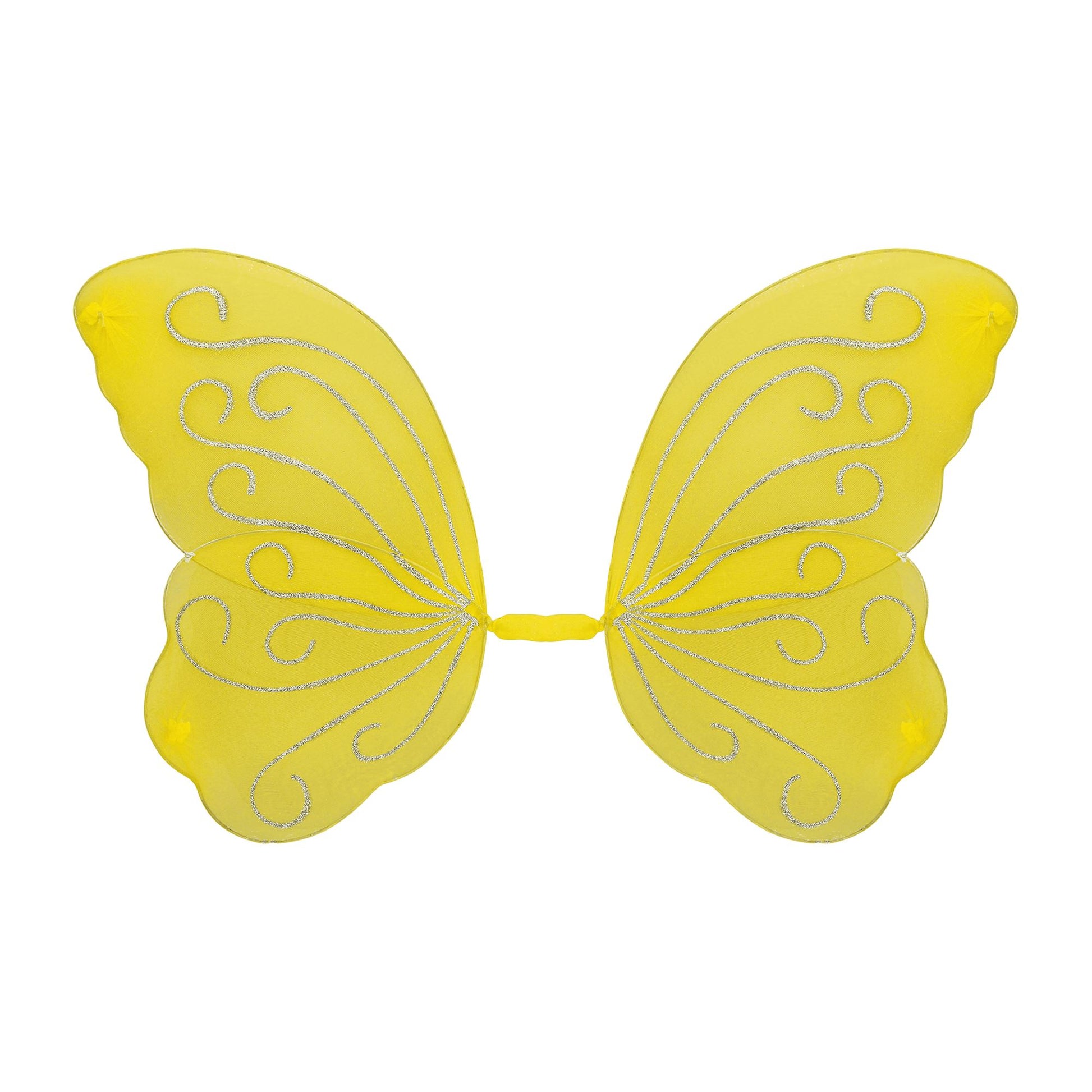 "GELBE SCHMETTERLING FLÜGEL" 85x50 cm – Vorderansicht