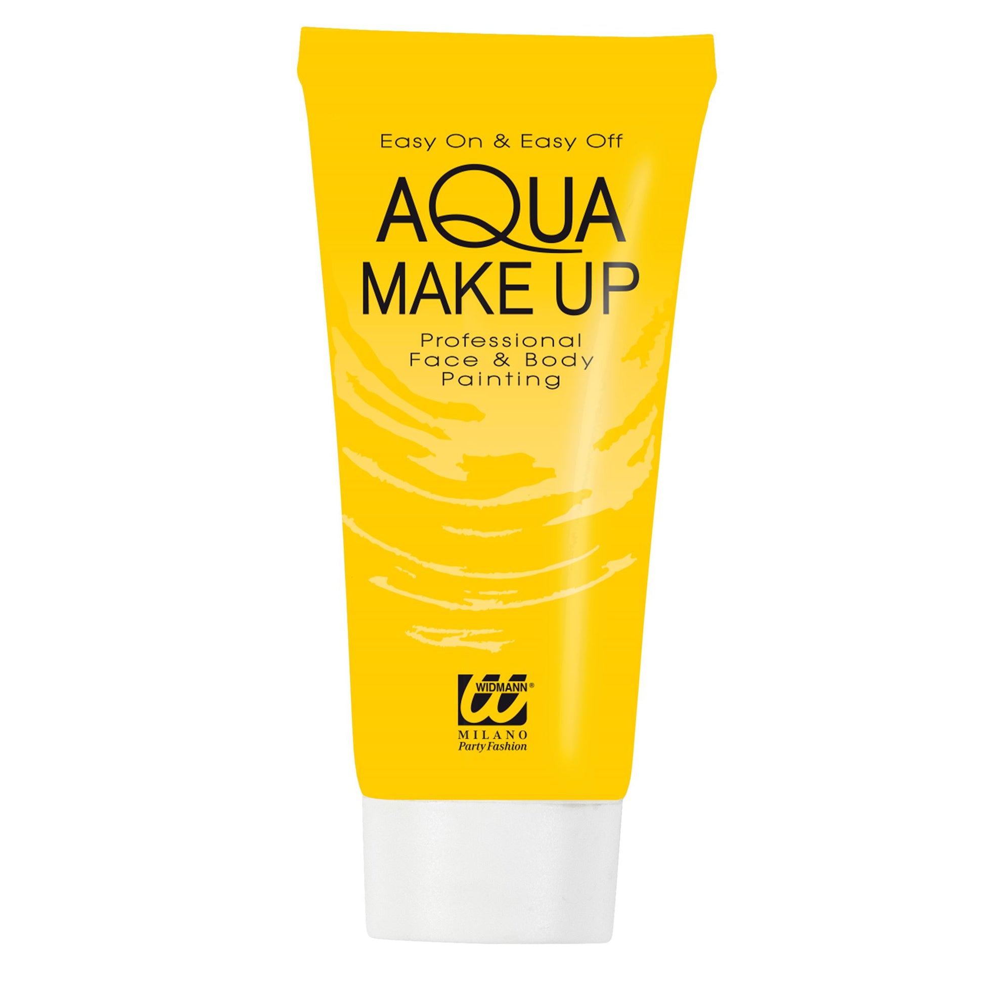 "GELBES AQUA MAKE UP IN TUBE" 30 mL – Detailansicht