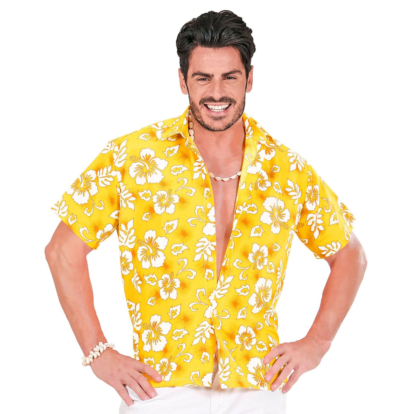 "GELBES HAWAIIHEMD" – Vorderansicht