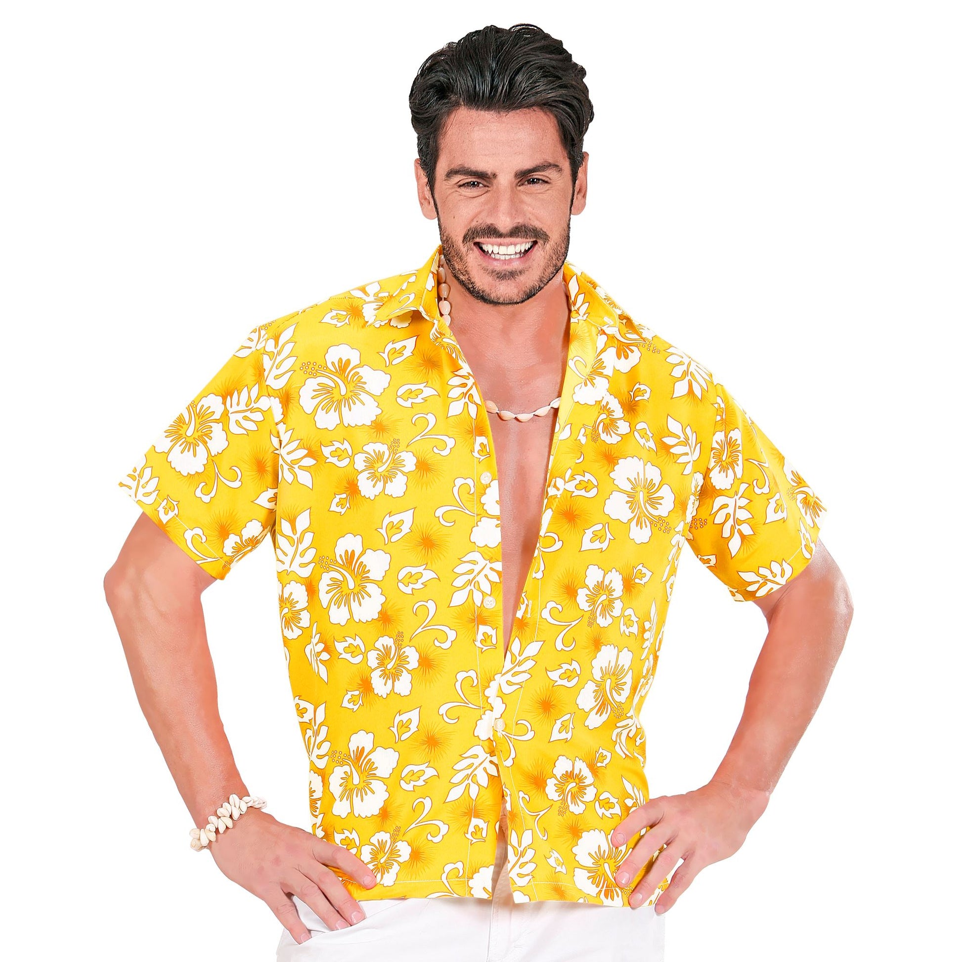 "GELBES HAWAIIHEMD" – Vorderansicht
