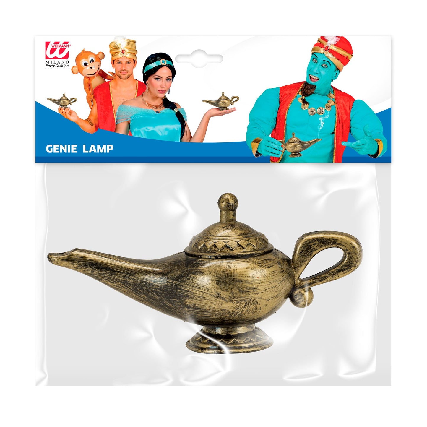 Widmann 1001 Nacht Goldene Genie Lampe 23 cm Ansicht – Detailansicht