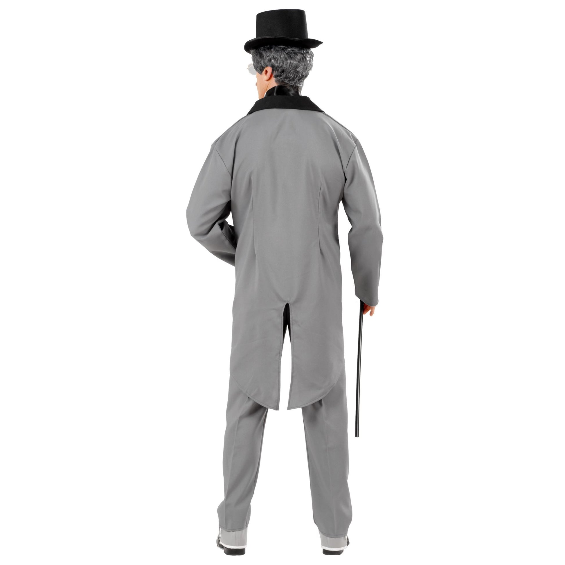 "GENTLEMAN AUS DEM 20. JAHRHUNDERT" (Frack mit Weste, Jabot, Krawatte, Hose) – Detailansicht