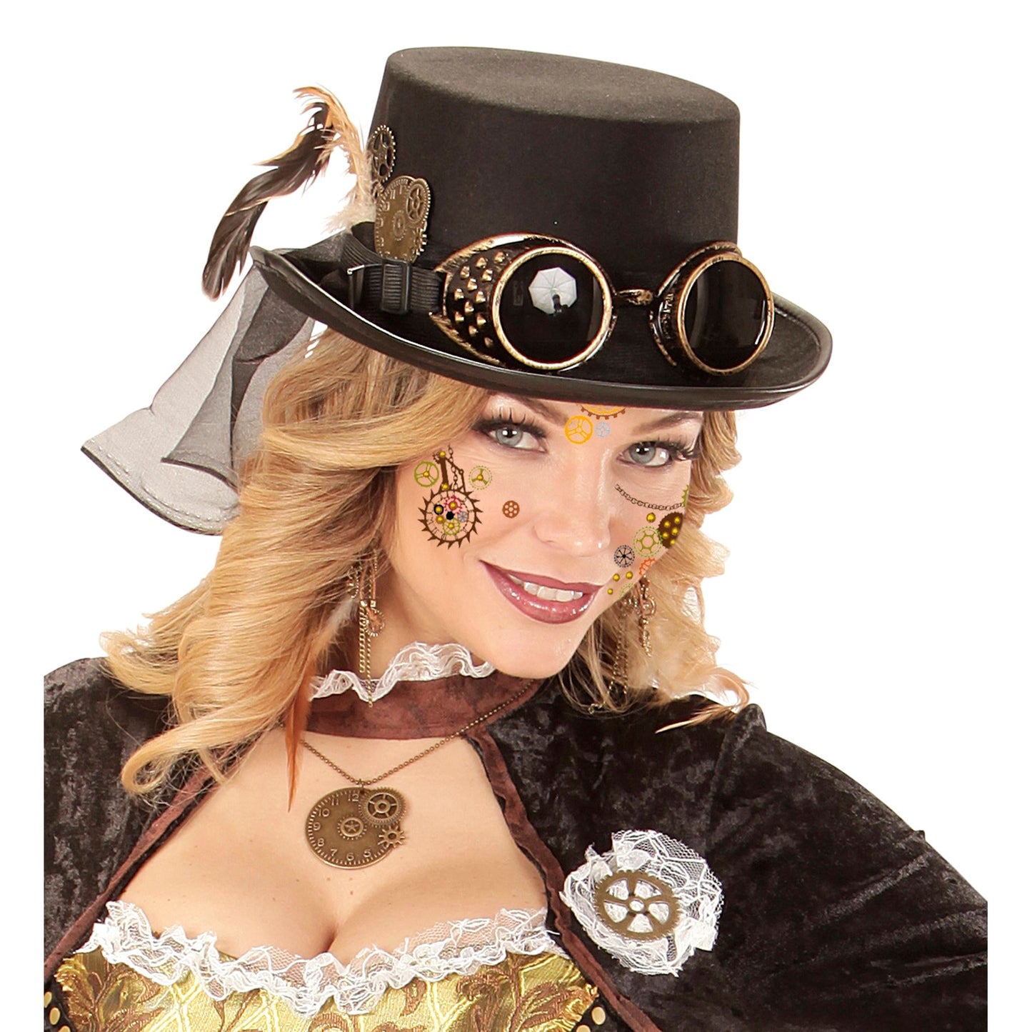 "GESICHTSSTICKER STEAMPUNK" – Ansicht 4