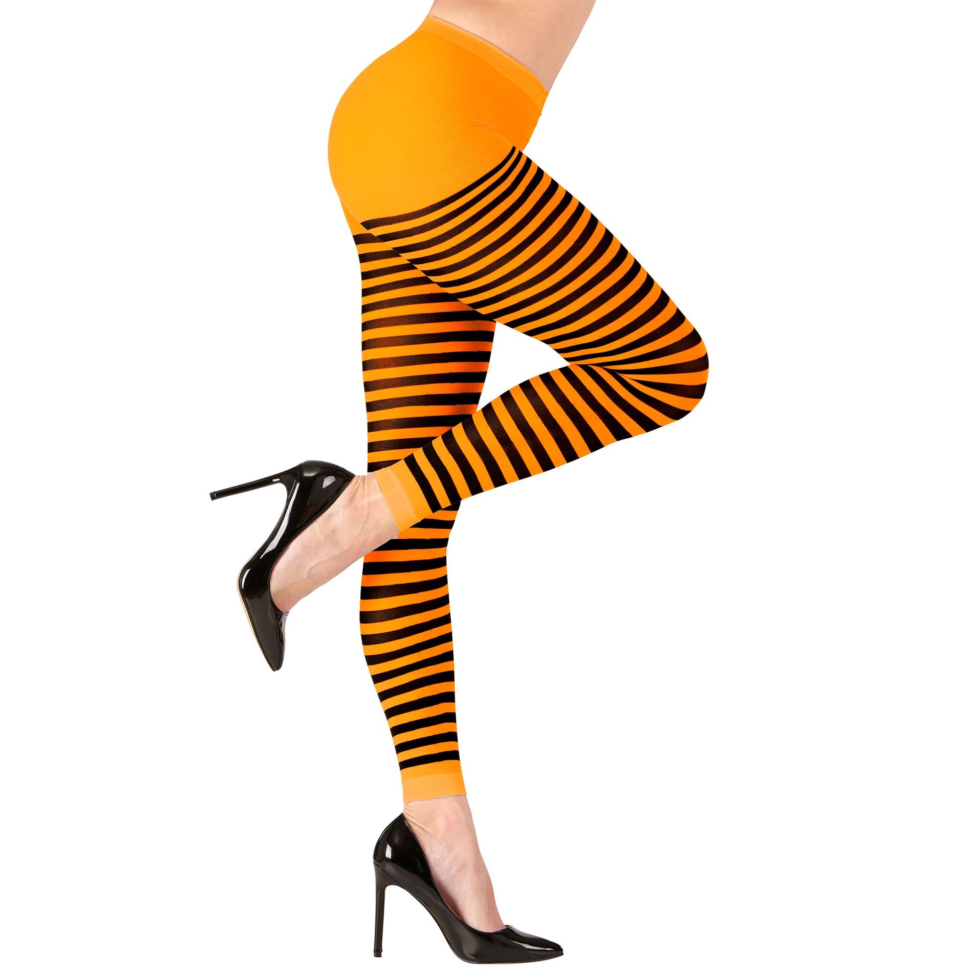 "GESTREIFTE LEGGINGS" 70 DEN - in 3 Farben sort – Ansicht 4