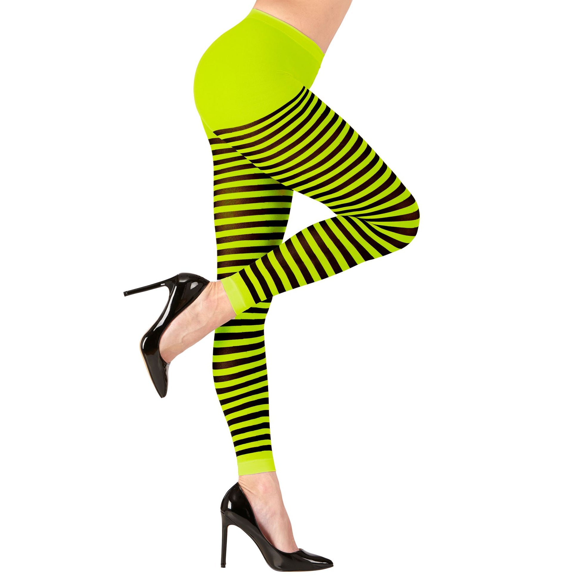 "GESTREIFTE LEGGINGS" 70 DEN - in 3 Farben sort – Ansicht 5