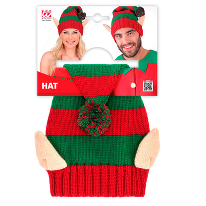 "GESTRICKTE ELFENMÜTZE - SANTAS KLEINE HELFER" – Detailansicht