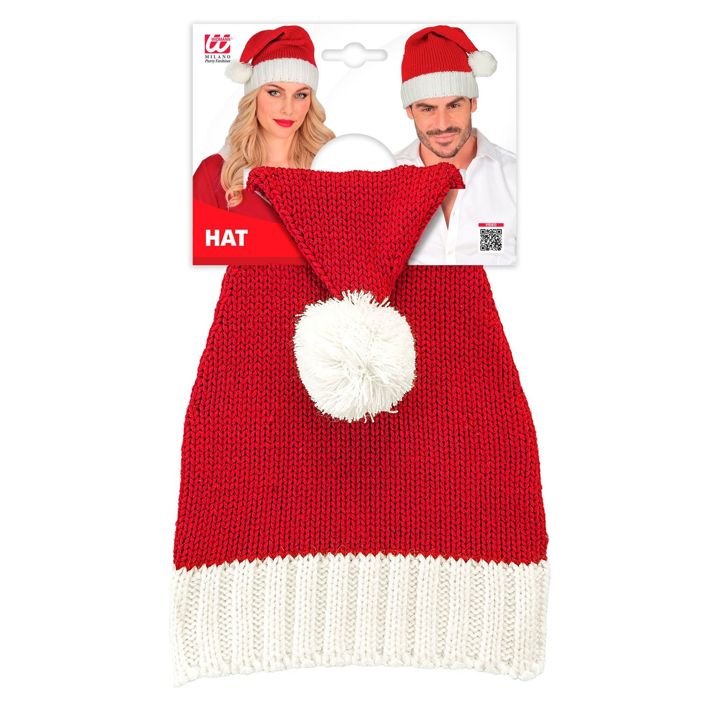 "GESTRICKTE WEIHNACHTSMANNMÜTZE" – Detailansicht