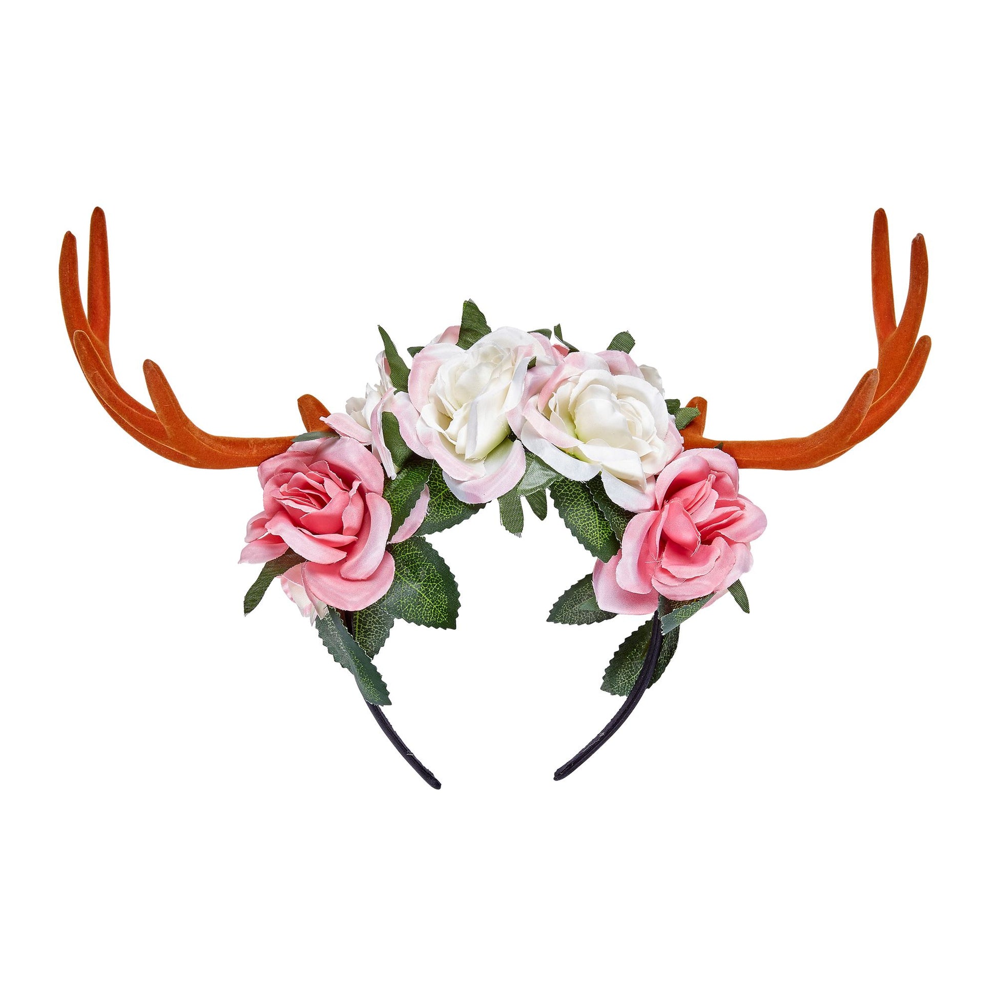 "GEWEIH MIT BLUMEN" – Vorderansicht