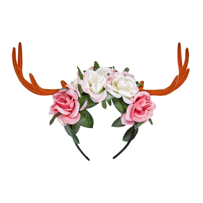 "GEWEIH MIT BLUMEN" – Vorderansicht