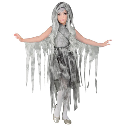 "GHOSTLY SPIRIT IN KETTEN" (Kleid mit Kapuze, Kette) – Detailansicht