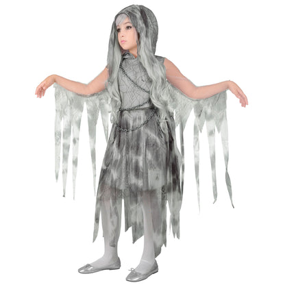 "GHOSTLY SPIRIT IN KETTEN" (Kleid mit Kapuze, Kette) – Ansicht 3