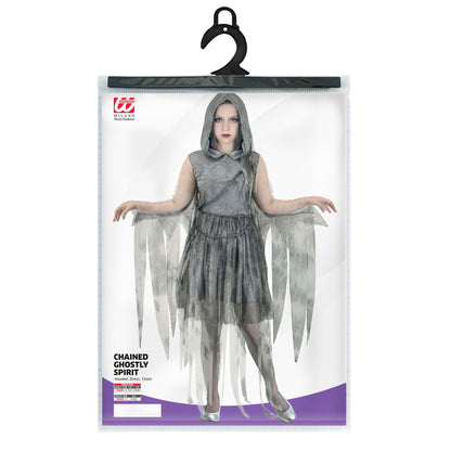 "GHOSTLY SPIRIT IN KETTEN" (Kleid mit Kapuze, Kette) – Ansicht 5