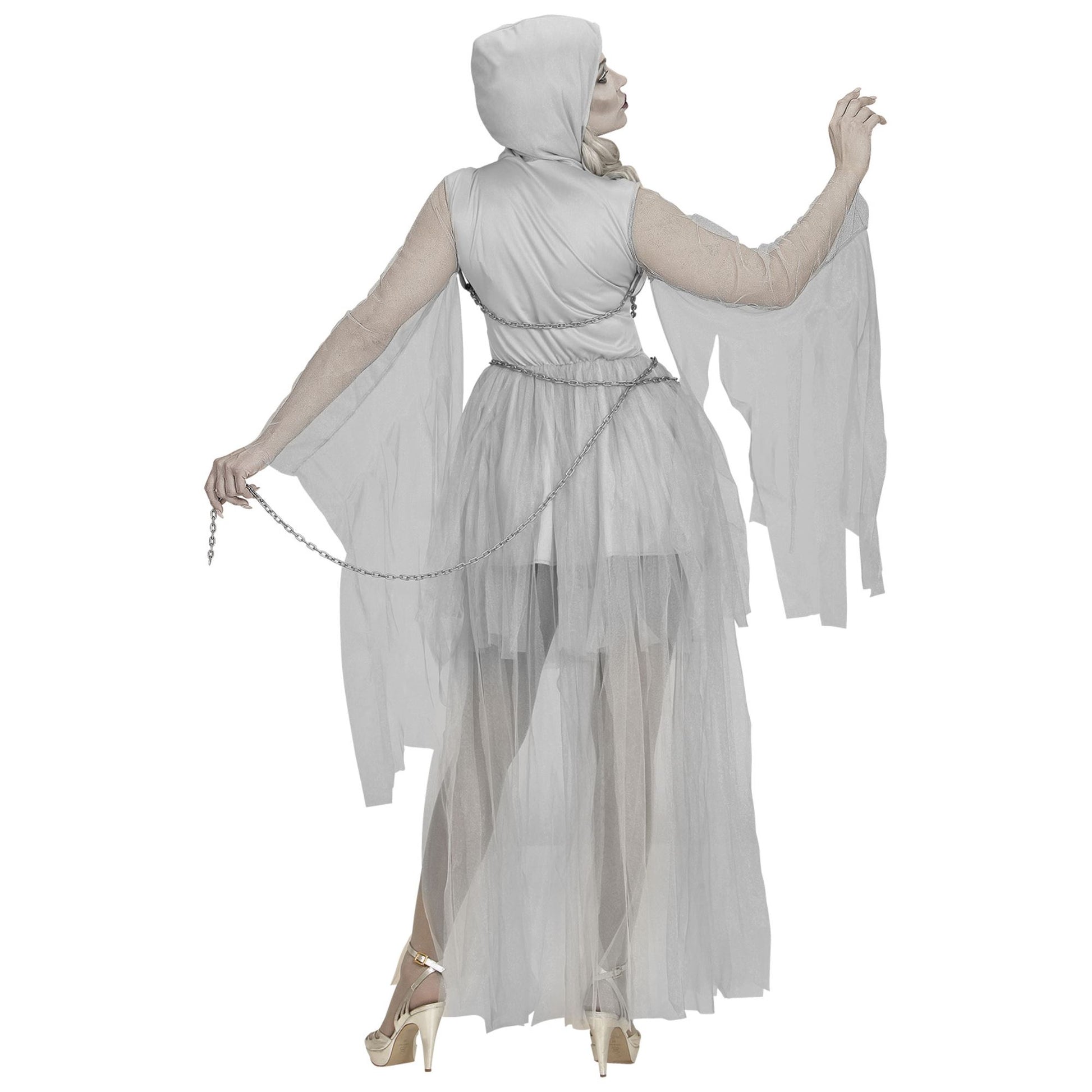 "GHOSTLY SPIRIT IN KETTEN" (Kleid mit Kapuze, Ketten) – Ansicht 3
