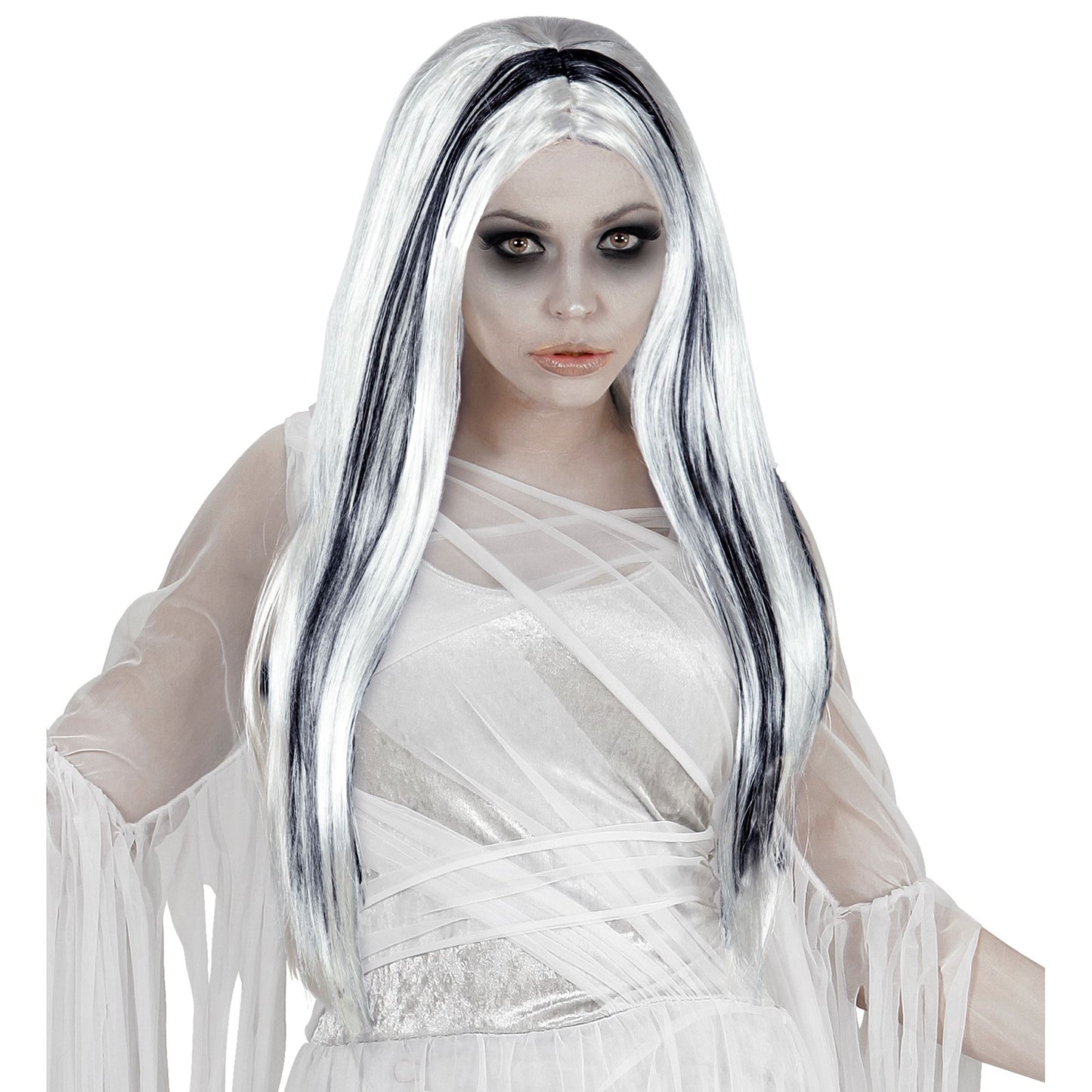 "GHOSTLY SPIRIT PERÜCKE" in Polybag – Vorderansicht