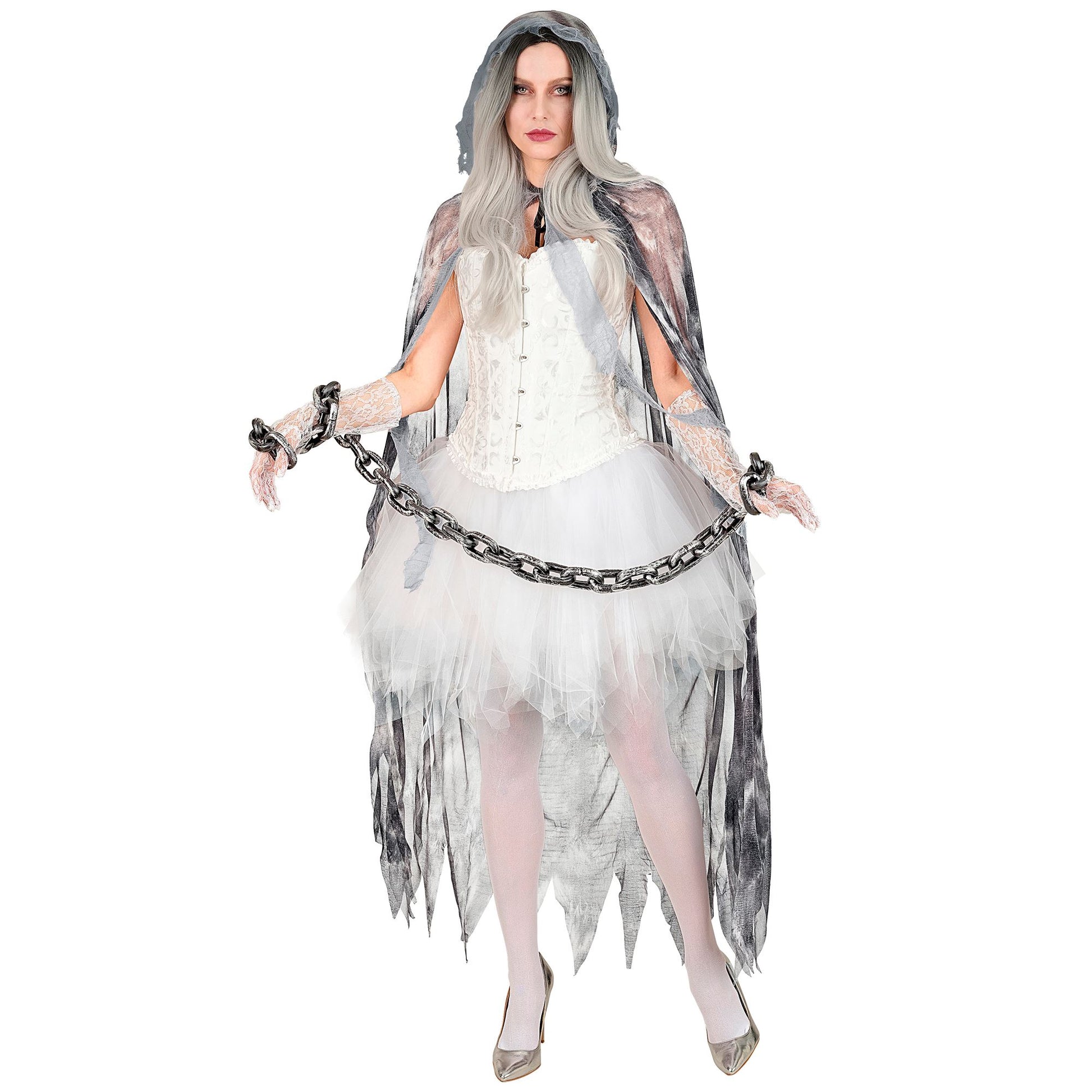 "GHOSTLY SPIRIT" (Umhang mit Kapuze) - 145 cm – Detailansicht