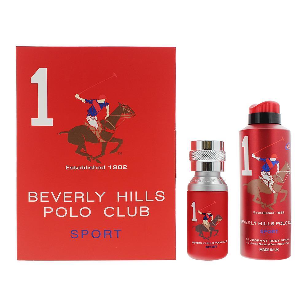 Beverly Hills Polo Club Parfümset Gift Set Beverly Hills Polo Club: 1982 - Sport 1, Eau De Toilette, For Men, 50 ml + 1982 - 