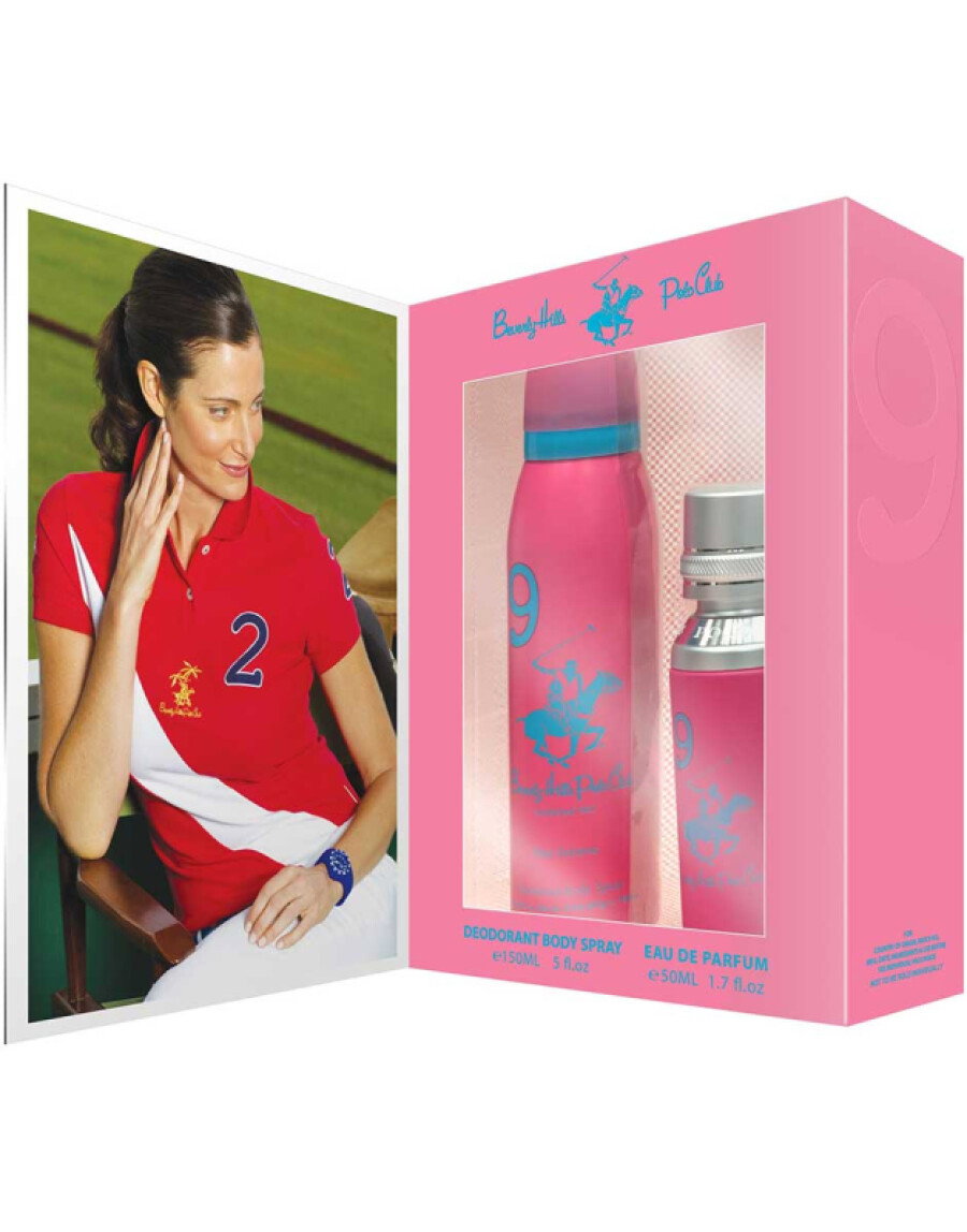 Beverly Hills Polo Club Parfümset Gift Set Beverly Hills Polo Club: 1982 - Sport 9, Eau De Parfum, For Women, 50 ml + 1982 - 