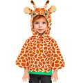 "GIRAFFE AUS PLÜSCH" (Poncho mit Kapuze) – Vorderansicht