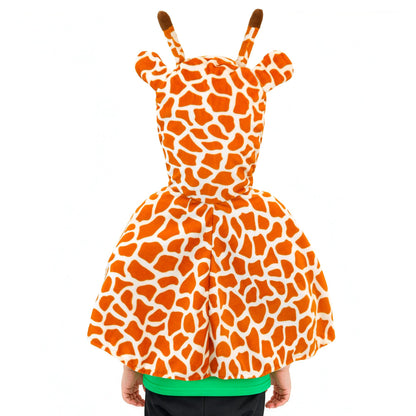 "GIRAFFE AUS PLÜSCH" (Poncho mit Kapuze) – Ansicht 4