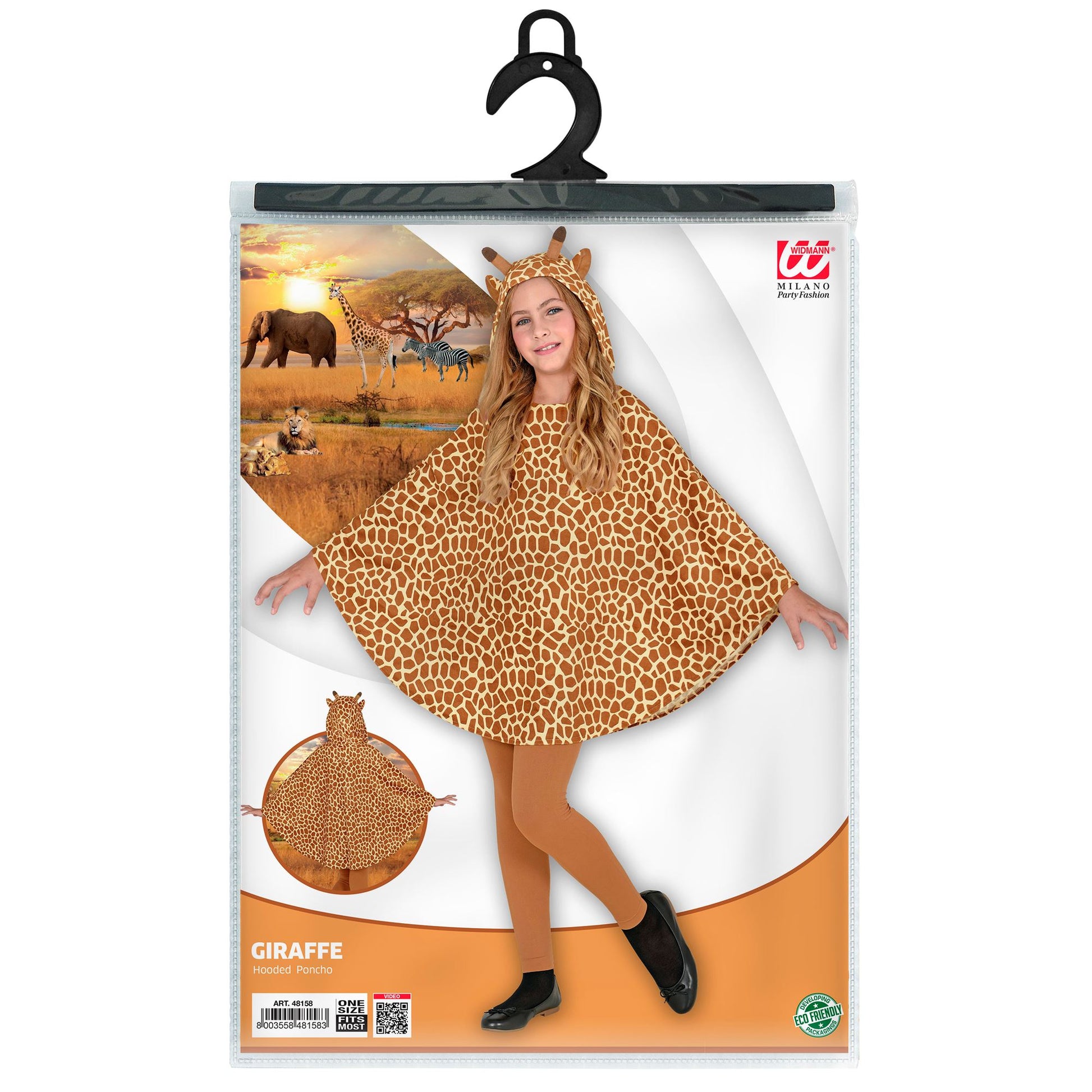 "GIRAFFE" (Poncho mit Kapuze) – Ansicht 5