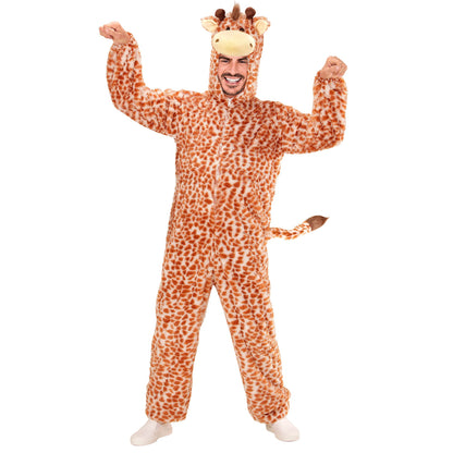 "GIRAFFE SOFT PLÜSCHKOSTÜM" (Overall mit Kapuze und Maske) – Detailansicht