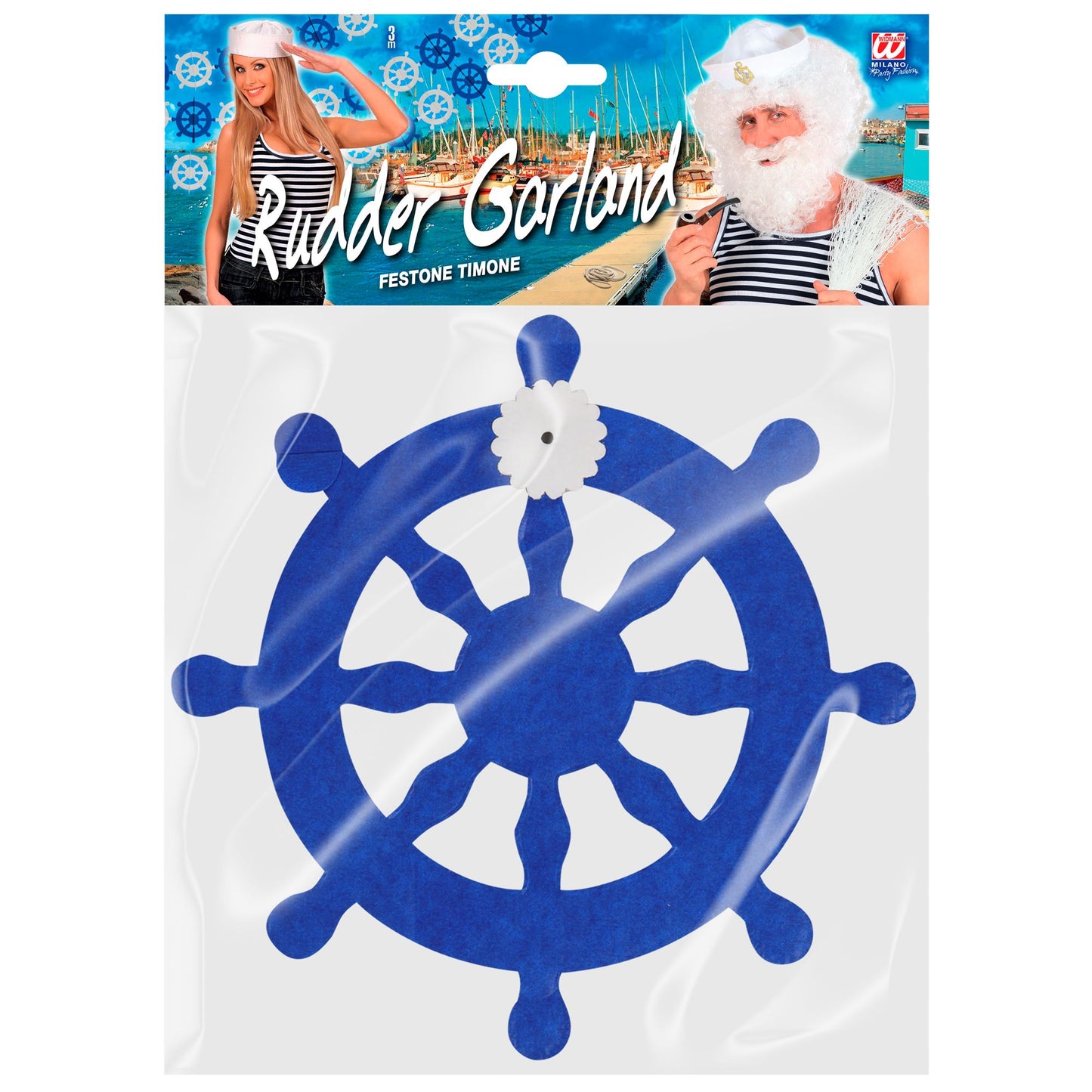 "GIRLANDE STEUERRUDER" 3 m – Detailansicht