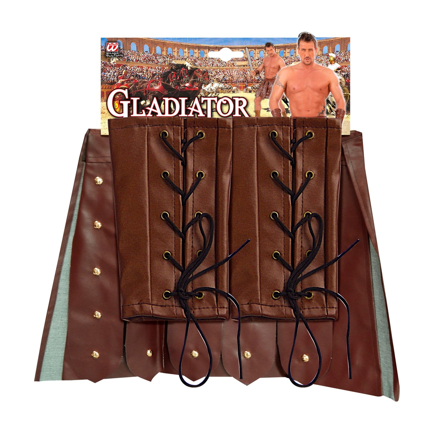 "GLADIATOR" (Kunstlederrock und Armbänder) – Ansicht 3