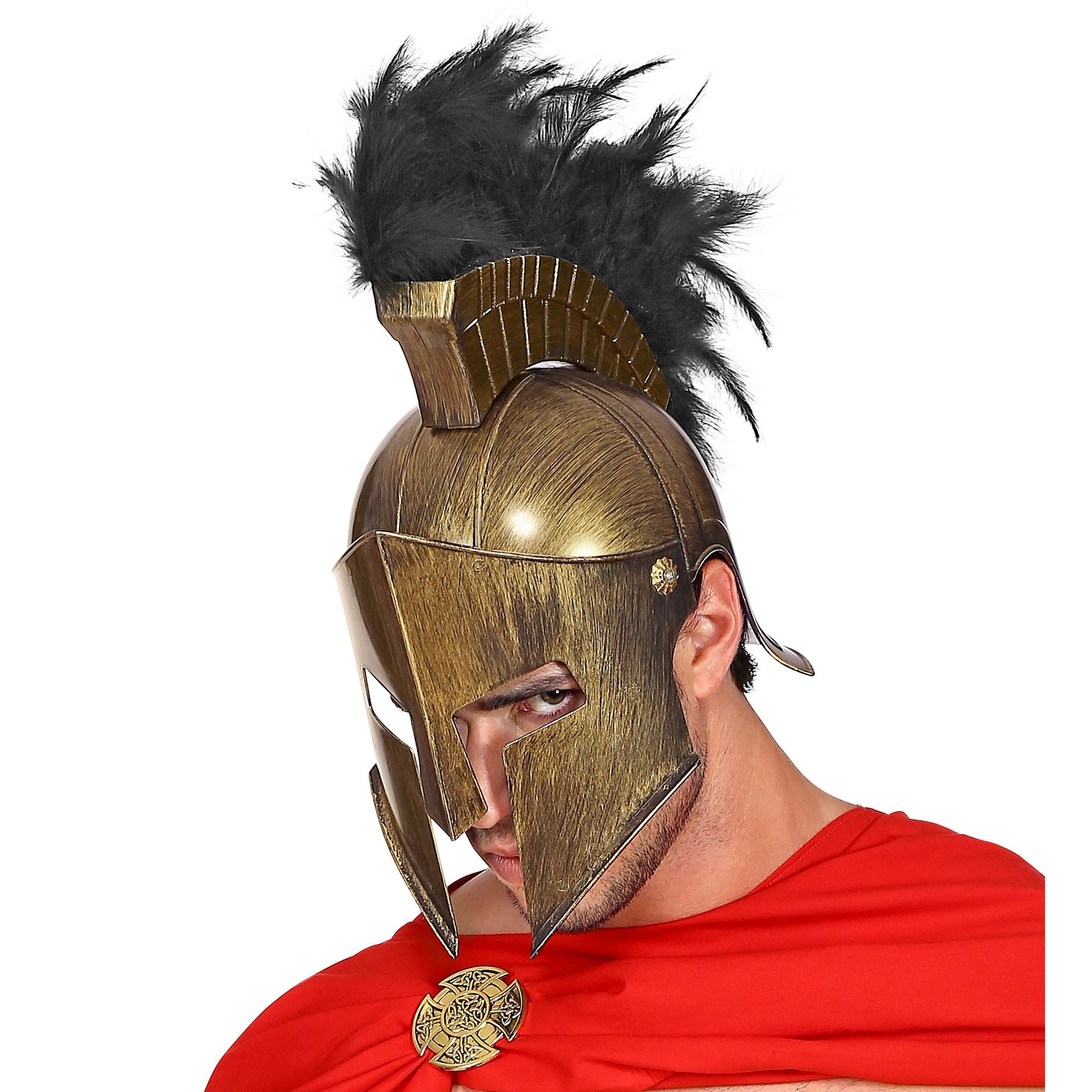 "GLADIATORENHELM" aus Hartplastik – Detailansicht