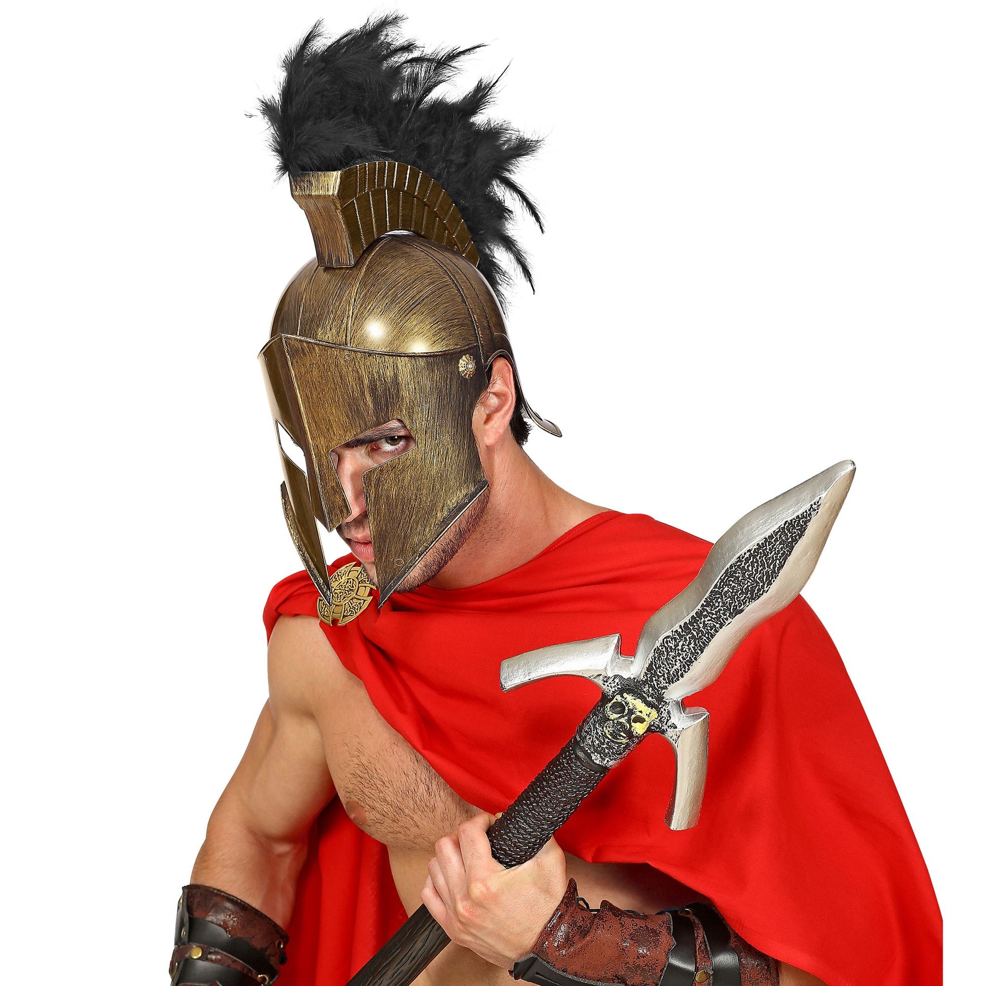 "GLADIATORENHELM" aus Hartplastik – Ansicht 3