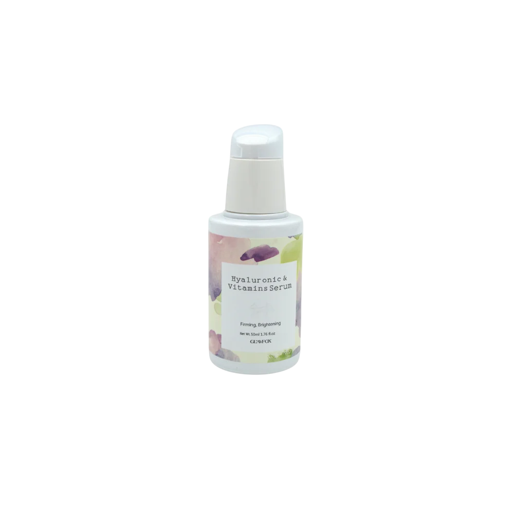 Glamfox, Hyaluronic & Vitamins, Hydrating, Daily, Serum, For Face, 50 ml