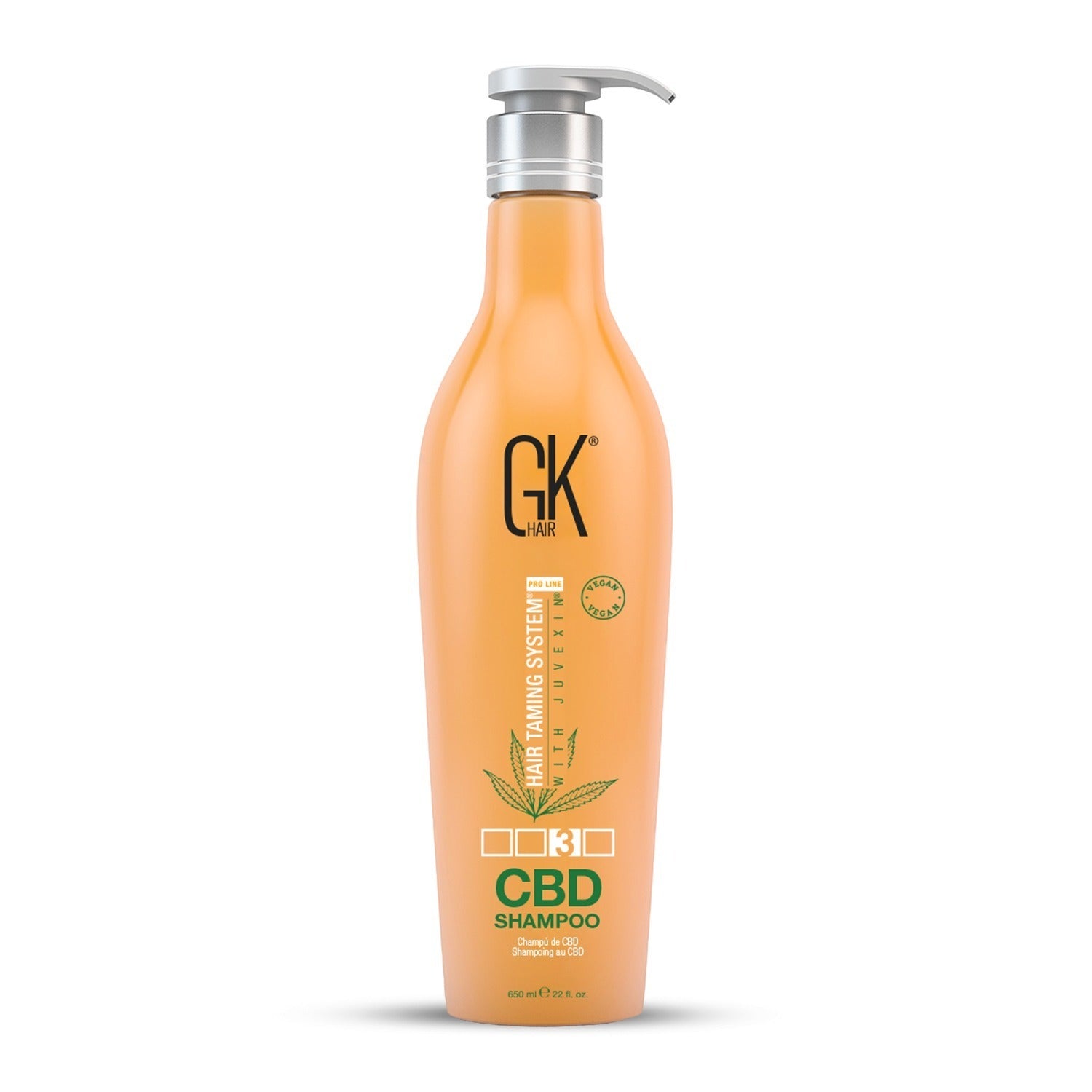 Global Keratin Global Keratin, CBD Vegan, Haarshampoo, Zur Reparatur, 650 ml Regular