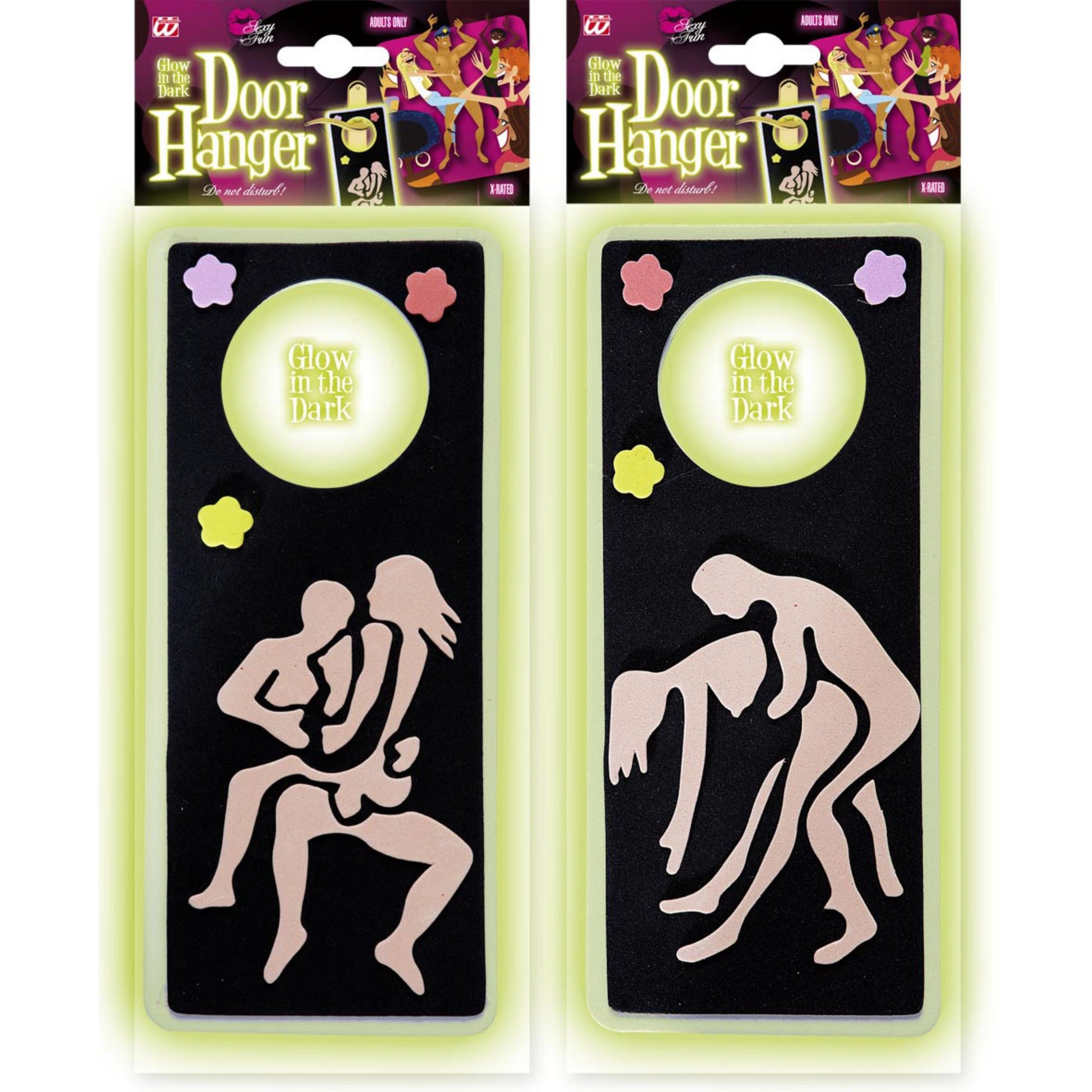 "GLOW IN THE DARK-TÜRSCHILD" sort. In 2 Modellen – Detailansicht