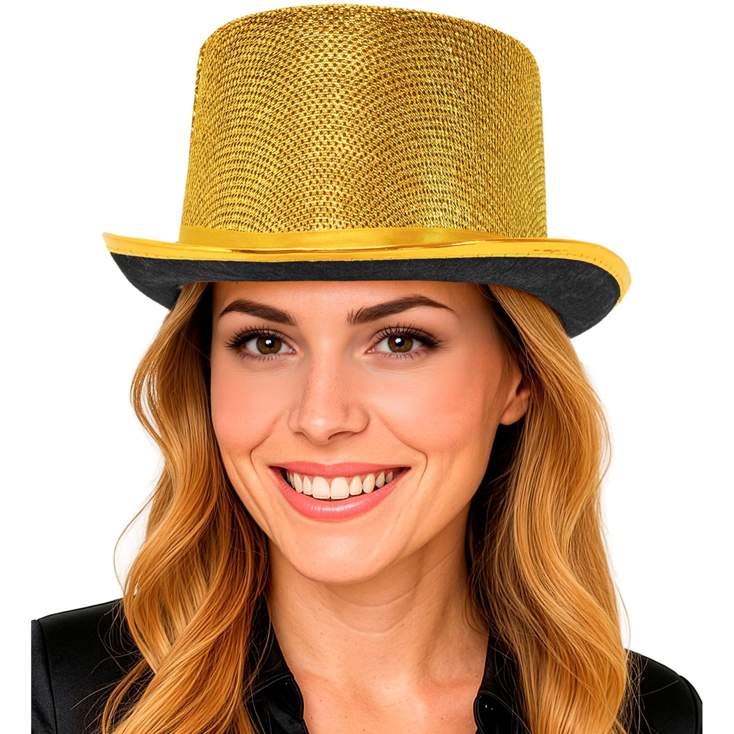 "GOLD LUREX ZYLINDERHUT" 10 cm – Ansicht 5