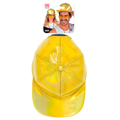 "GOLDENDE HOLOGRAFISCHE BASECAP" – Detailansicht