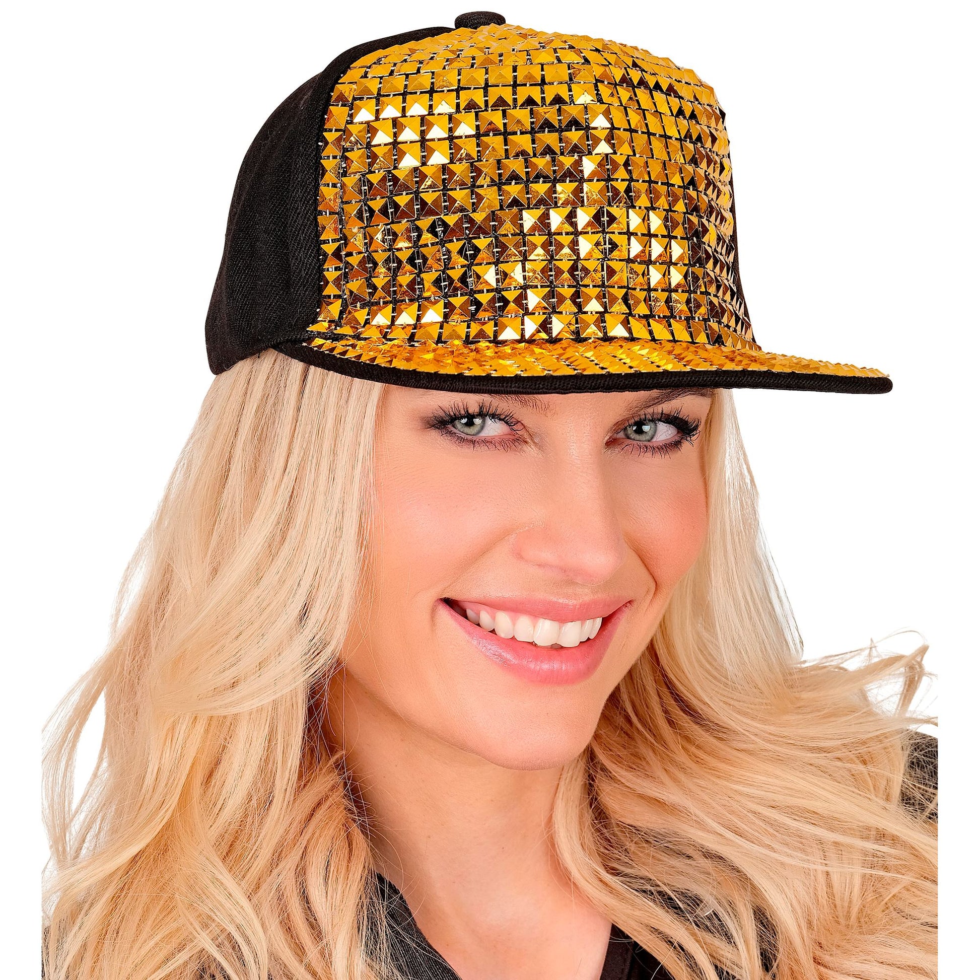 "GOLDENE BLING BLING HIP HOP BASECAP" – Ansicht 4