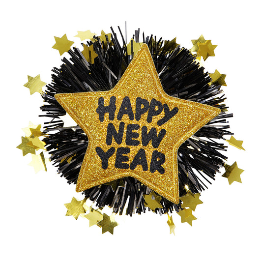 "GOLDENE BROSCHE HAPPY NEW YEAR" – Vorderansicht