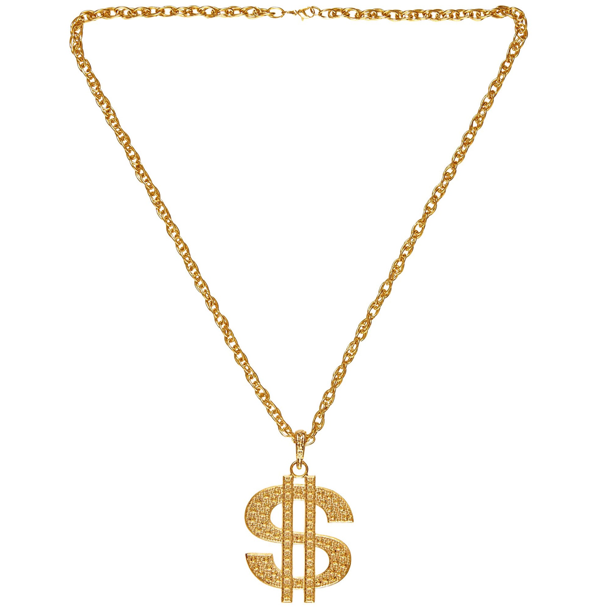 "GOLDENE DOLLER KETTE" – Detailansicht