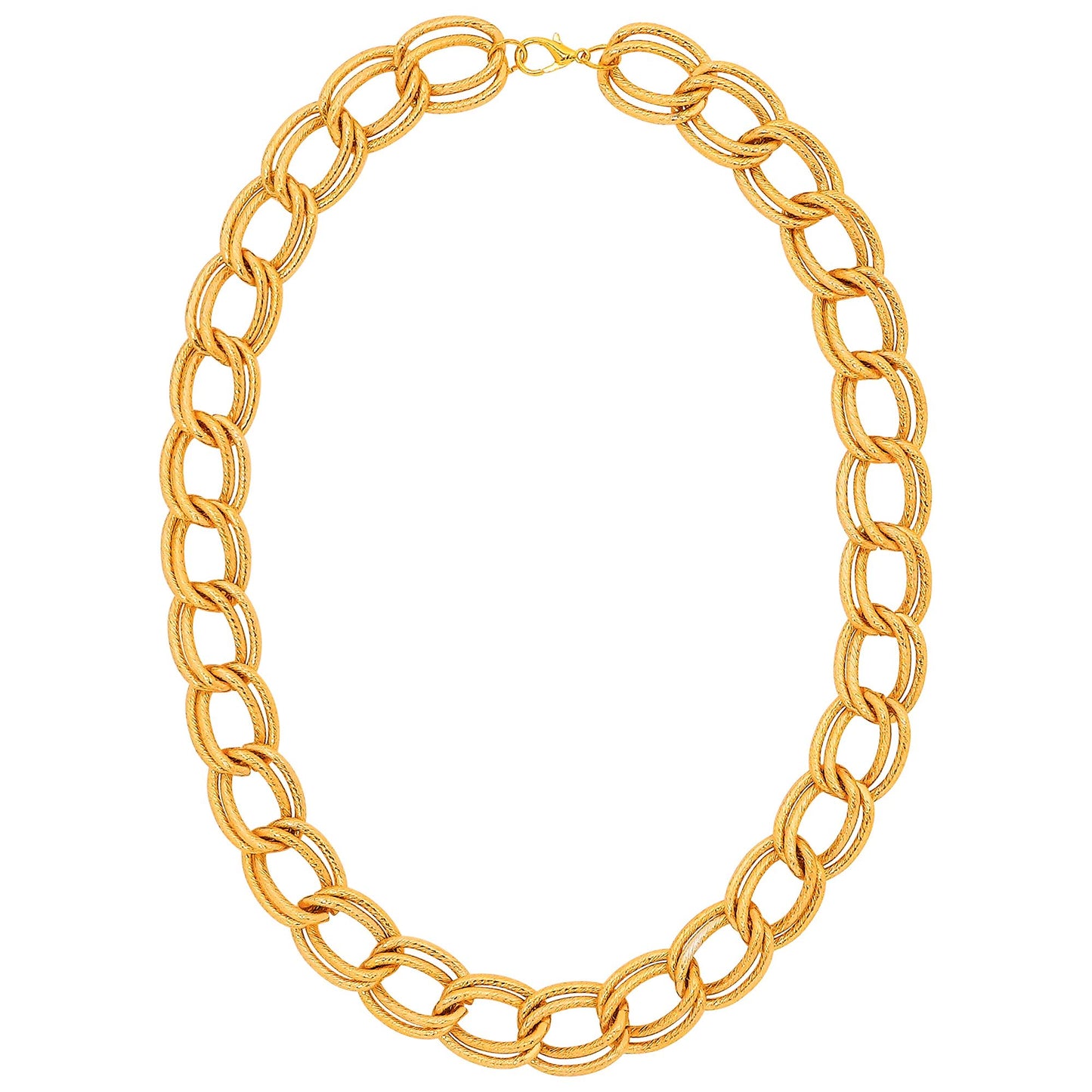 "GOLDENE HALSKETTE" 60 cm – Detailansicht