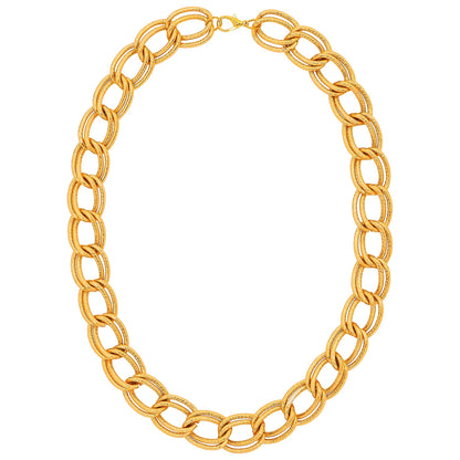 "GOLDENE HALSKETTE" 60 cm – Detailansicht