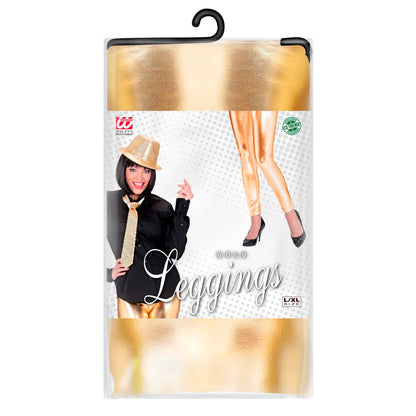 "GOLDENE METALLIC LEGGINGS" – Detailansicht