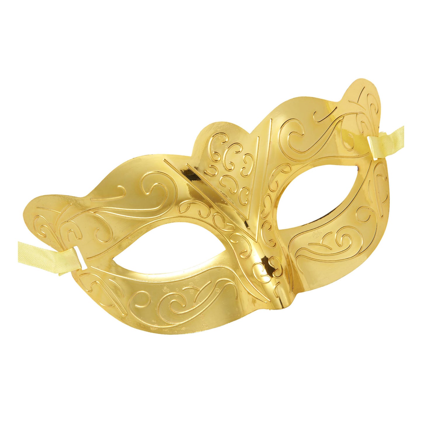 "GOLDENE METALLISIERTE AUGENMASKE" – Vorderansicht
