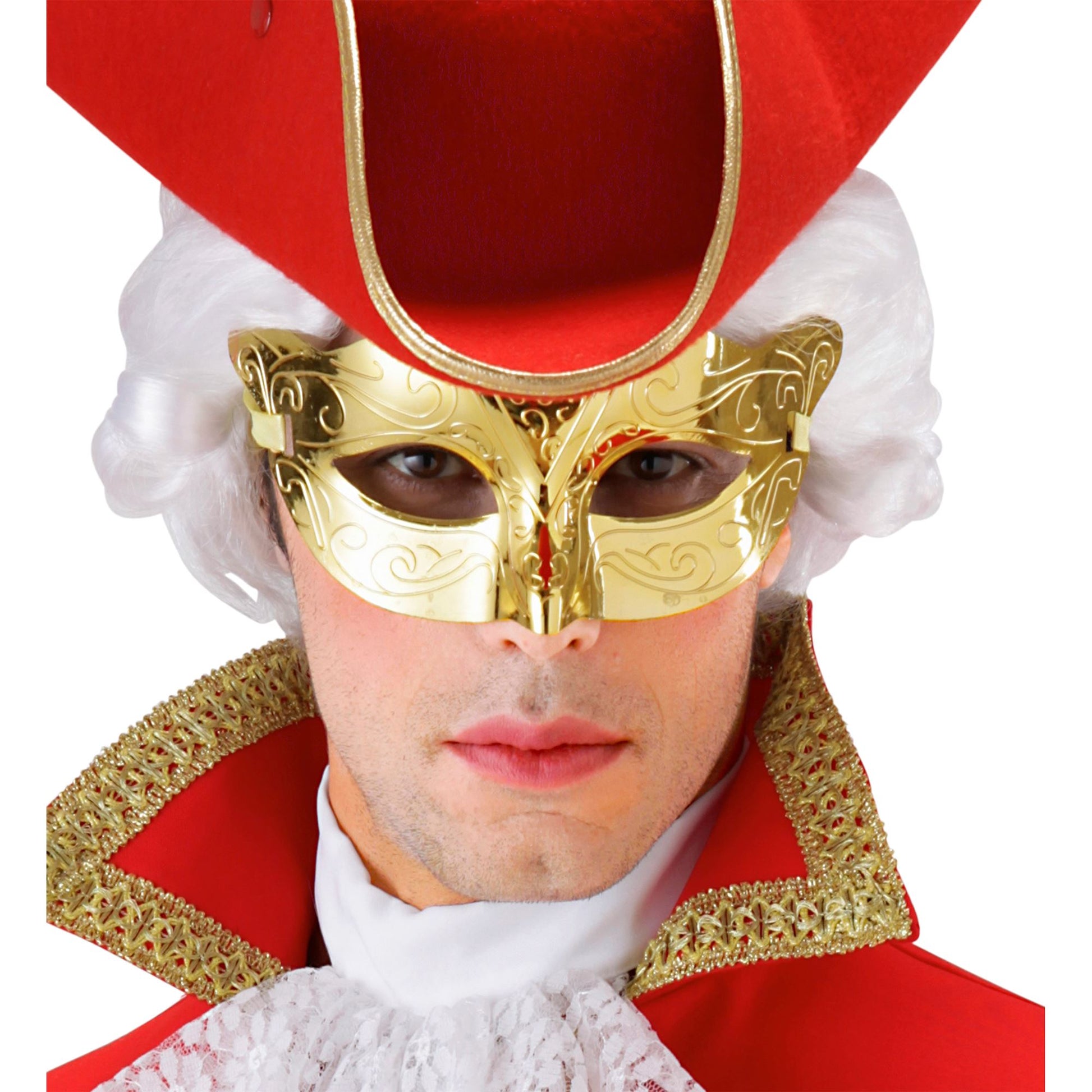 "GOLDENE METALLISIERTE AUGENMASKE" – Ansicht 3