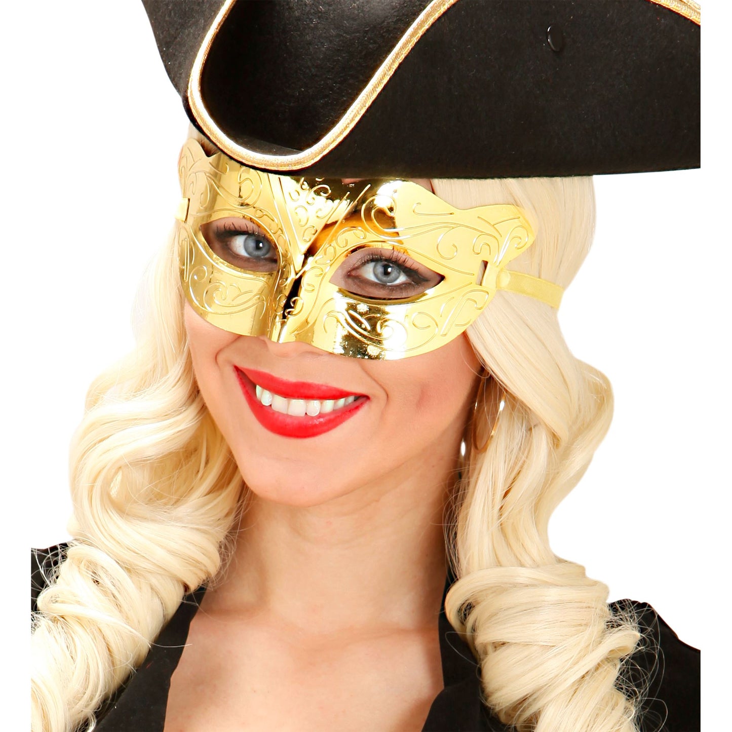 "GOLDENE METALLISIERTE AUGENMASKE" – Ansicht 4