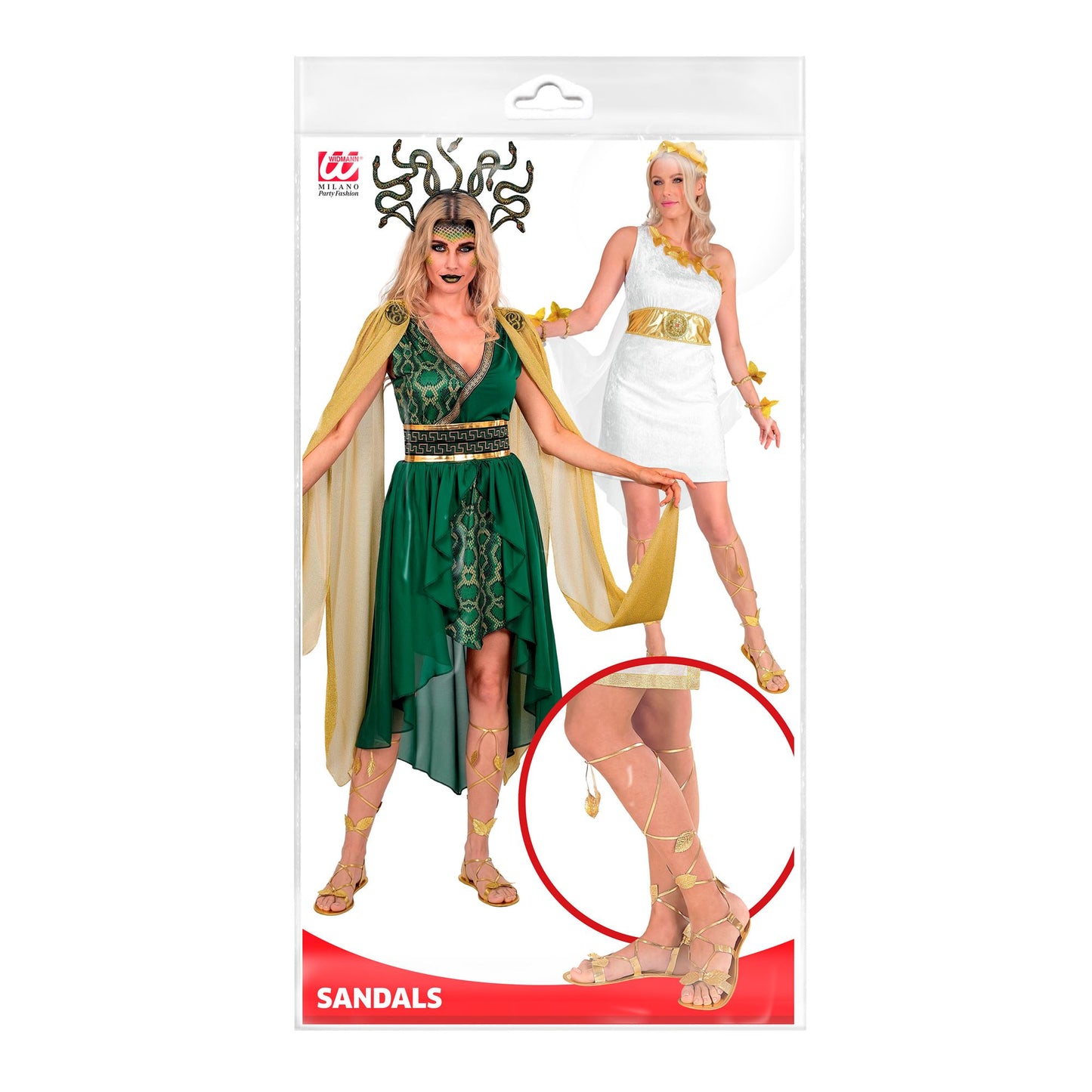 "GOLDENE SANDALEN" für Griechin, Römerin, Ägypterin etc – Detailansicht