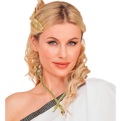 "GOLDENE SCHLANGENKETTE MIT ROTEN STEINAUGEN" – Ansicht 4