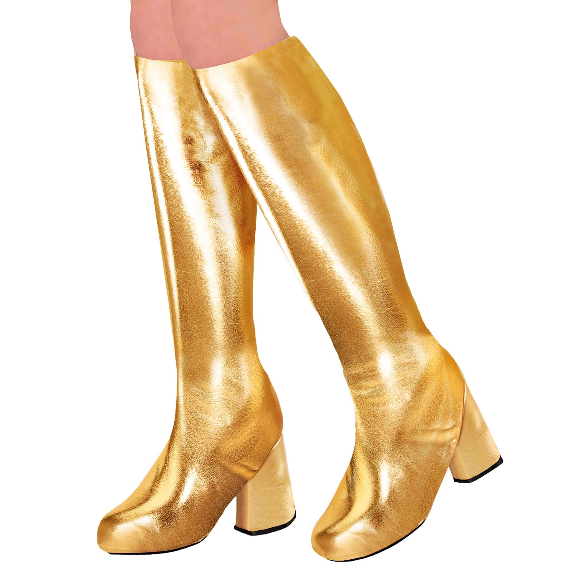 "GOLDENE STIEFELÜBERZIEHER" – Vorderansicht