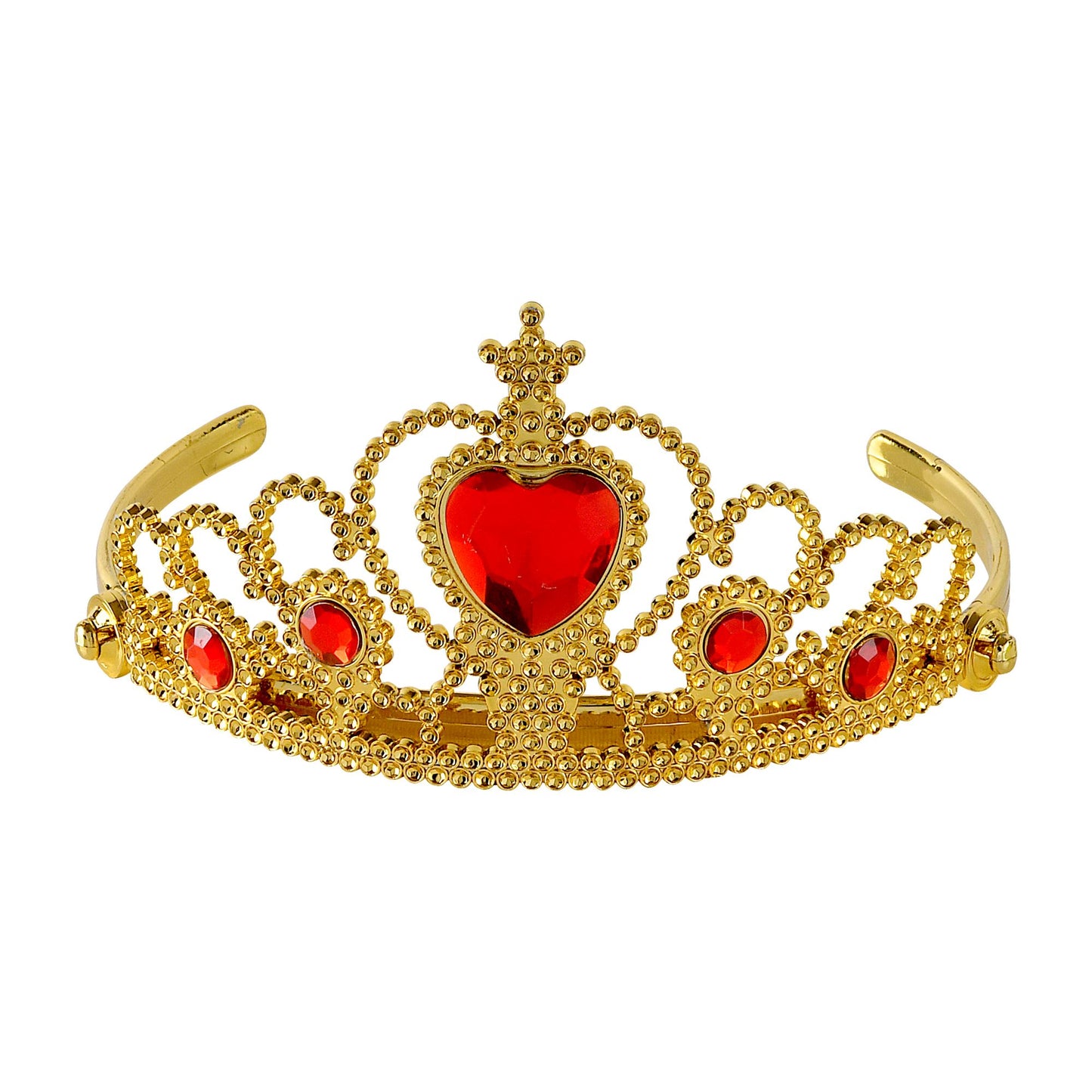"GOLDENE TIARA MIT ROTEN EDELSTEINEN" – Vorderansicht
