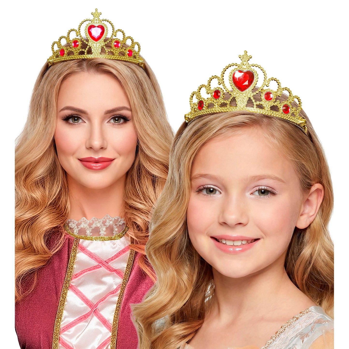 "GOLDENE TIARA MIT ROTEN EDELSTEINEN" – Ansicht 3