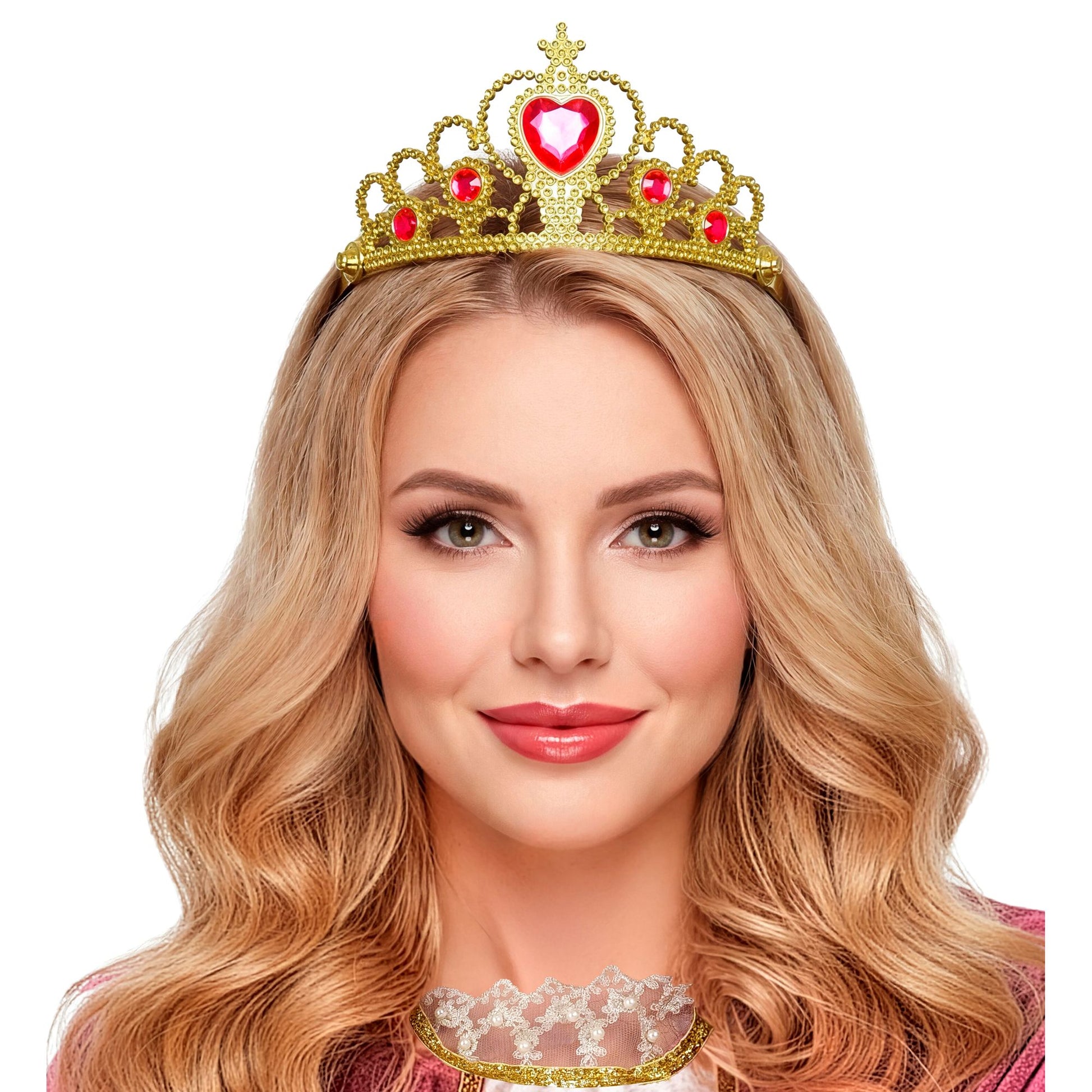 "GOLDENE TIARA MIT ROTEN EDELSTEINEN" – Ansicht 5